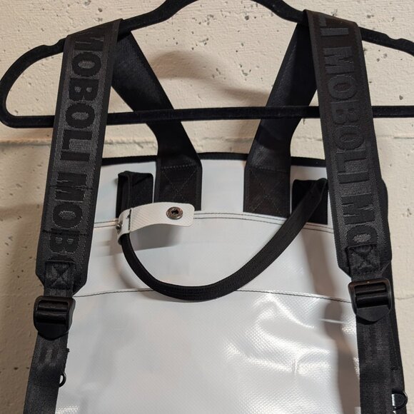 MOBOLI Luxe "I HAVE A CAT" PVC Tarpaulin Large Cat Carrier/Backpack - Gym/Beach? - Picture 6 of 15